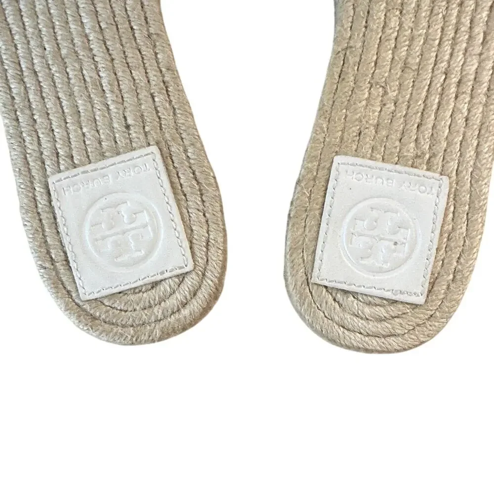 Tory Burch Benton Espadrille Slides Multicolor Canvas 7.5‎ Boho